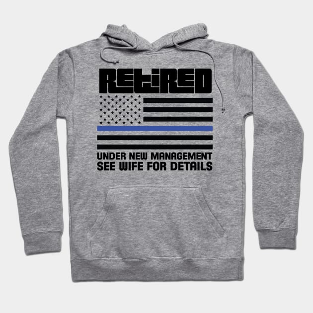 Retired Police Hoodie by B3pOh